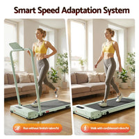 Everfit 3 in 1 Walking Pad Treadmill 12% Incline Under Desk Foldable Treadmills for Home Gym With 38cm Wide Belt APP Control