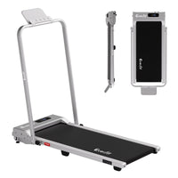 Everfit 3 in 1 Walking Pad Treadmill 12% Incline Foldable Under Desk Treadmills for Home Gym With 38cm Wide Belt Silver
