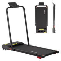 Everfit Treadmill Electric Walking Pad Incline Under Desk 380mm Black