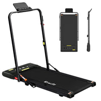 Everfit Treadmill Electric Walking Pad Under Desk Home Gym Fitness 400mm Black