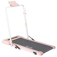 Treadmill Electric Walking Pad Under Desk Home Gym Fitness 400mm Pink