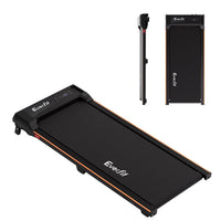 Everfit 3 in 1 Walking Pad Treadmill 12% Incline Under Desk Treadmills for Home Gym With 40cm Wide Belt Black