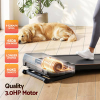 Everfit 3 in 1 Walking Pad Treadmill 20% Auto Incline Under Desk Treadmills for Home Gym With 40cm Wide Belt