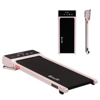 Everfit 3 in 1 Walking Pad Treadmill 20% Auto Incline Under Desk Treadmills for Home Gym With 40cm Wide Belt Pink