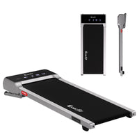 Everfit 3 in 1 Walking Pad Treadmill 20% Auto Incline Under Desk Treadmills for Home Gym With 40cm Wide Belt Sliver