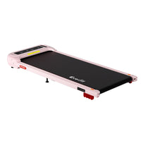 Everfit Treadmill Electric Walking Pad with Incline Under Desk Home Gym Pink