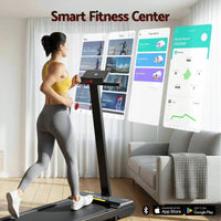 Everfit Walking Pad Treadmill 2 in 1 Foldable for Home Gym 40cm Wide Belt 12 Programs with App