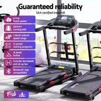 Treadmill Electric Home Gym Fitness Exercise Machine w/ Sit Up Bar 450mm