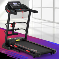 Treadmill Electric Home Gym Fitness Exercise Machine w/ Sit Up Bar 450mm