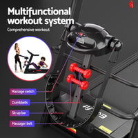 Treadmill Electric Home Gym Fitness Exercise Machine w/ Massager 480mm