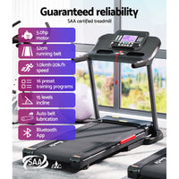 Treadmill Electric Auto Incline Home Gym Fitness Exercise Machine 520mm