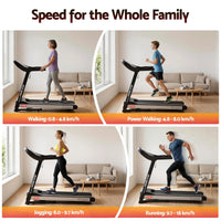 Everfit Treadmill Electric Auto Incline Home Gym Fitness Exercise Machine 450mm