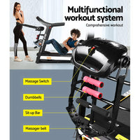 Treadmill Electric Home Gym Fitness Excercise Machine w/ Massager 450mm