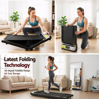 Everfit Treadmill Electric Walking Pad Under Desk Home Gym Fitness Foldable Belt