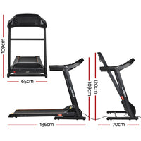 Treadmill Electric Home Gym Fitness Excercise Machine Foldable 400mm