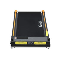 Everfit 2 Side Walking Pad Treadmill with Massage Function Fitness 380mm Black