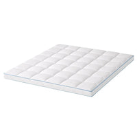 Giselle Bedding 1500GSM Bamboo Pillowtop Mattress Topper 10cm Thick Pad for Back Pain Relief, High Loft Cooling Underlay for Dorm & Guest Bed, 45cm Deep Pocket King