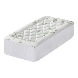 Giselle Bedding 5cm Pillowtop Mattress Topper 1000GSM Thick Soft Bamboo Cooling Pad for Back Pain Relief & Guest Bed, Washable Overfilled Cover with 45cm Deep Pocket Single