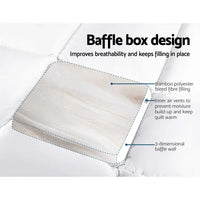 Giselle Bedding 5cm Bamboo Pillowtop Mattress Topper 1000GSM Mattress Pad for Back Pain Relief Washable Breathable Protector with 45cm Deep Pocket Queen