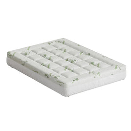 Giselle Bedding Pillowtop Mattress Topper 7.5cm Thick Bamboo Pad for Back Pain Relief Washable Skin-friendly Bed Protector with 45cm Deep Pocket Double