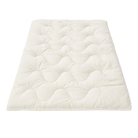 Giselle Bedding Pillowtop Mattress Topper 5cm Reversible Cooling & Soft Coral Fleece Pad for Back Pain Relief, Washable Skin-friendly Bed Protector with 45cm Deep Pocket Single