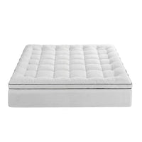 Giselle Bedding King Mattress Topper 5cm Coral Fleece