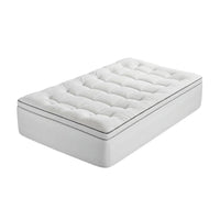 Giselle Bedding King Single Mattress Topper 5cm Coral Fleece