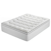 Giselle Bedding Queen Mattress Topper 5cm Coral Fleece