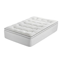 Giselle Bedding Single Mattress Topper 5cm Coral Fleece