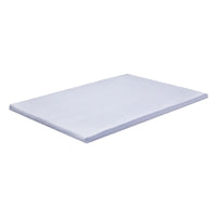 Giselle Bedding Latex Topper 100% Natural Latex Toppers 7-zone w/ Ice Silk Cool-touch Fabric Cooling Cover Double 5cm