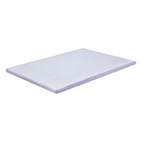 Giselle Bedding Natural Latex Mattress Topper, 7-Zone Pressure Relief Bed Pad for Back Pain, Ice Silk Cooling Cover for Hot Sleepers, 5cm Firm Support, Double