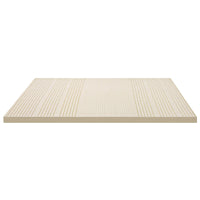 Giselle Bedding Latex Mattress Topper, 7.5cm Thick 7-Zone Pressure Relief Bed Pad with Washable Cover, Cooling Breathable Mat for Side Sleepers & Back Pain, Beige Double
