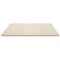 Giselle Bedding Latex Mattress Topper, 5cm Thick Cooling Bed Pad for Side Sleepers Pain Relief, 7 Zone Foldable Mat with Washable Cover for Guest Room Bedroom King
