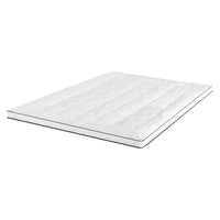Giselle Bedding Pillowtop Mattress Topper 5cm Thick Mattress Pad for Back Pain Relief & Old Beds Machine Washable 500GSM Breathable Protector Queen