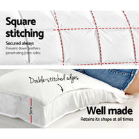 Giselle Bedding Pillowtop Mattress Topper 5cm Thick Pad for Back Pain Relief Washable Underlay Protector 1000GSM Microfibre Filling 45cm Deep Pocket Queen