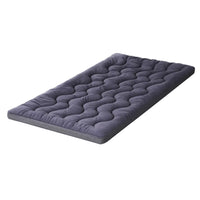 Giselle Bedding 5cm Pillowtop Topper Bamboo Polyester Blend Fibre Pad for Back Pain Relief Washable Overfilled Bed Protector 500GSM King Single