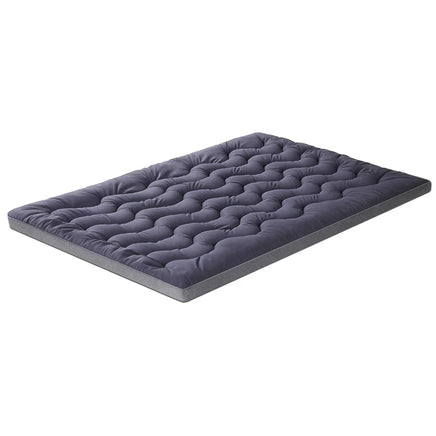 Giselle Bedding 5cm Pillowtop Topper Bamboo Polyester Blend Fibre Pad for Back Pain Relief Washable Overfilled Bed Protector 500GSM Queen