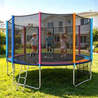 Everfit 16FT Kids Trampoline Rebounder with Enclosure Net Storage Bag