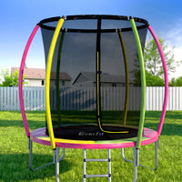 6ft Kids Round Trampoline Rebounder