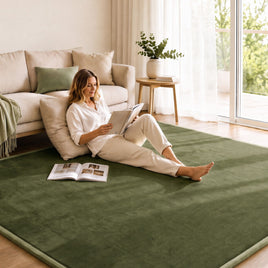 Artiss Tatami Mat Floor Mattress 3cm Thick Futon Mattresses Mellow Mat Rugs Living Room Green