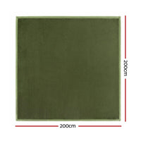 Artiss Tatami Mat Floor Mattress 3cm Thick Futon Mattresses Mellow Mat Rugs Living Room Green