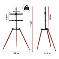 Artiss TV Stand 32-65 inch LED LCD Screen Wooden Tripod Easel Height Adjustable