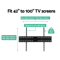 TV Wall Mount Bracket for 42"-100" TVs