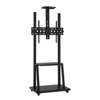 Artiss TV Stand 32-70" Universal Mobile Adjustable Height TV Stand with Wheels