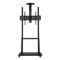 Artiss TV Stand 32-70" Universal Mobile Adjustable Height TV Stand with Wheels