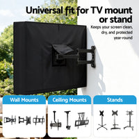 Artiss 40-43 Inch TV Cover Waterproof Outdoor Patio Flat Television Protector