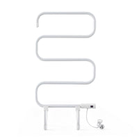 Devanti Heated Towel Rail Freestanding Wall Mounted S-Shape Electric Warmer Rack