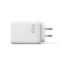 Devanti USB C Charger 65W Fast Charger 3 Port PD Wall Adapter White