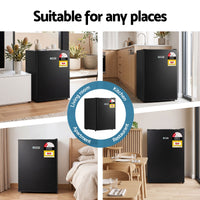 Devanti 42L Upright Freezer Fridge Black