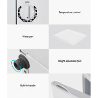 Devanti 42L Upright Freezer Fridge White